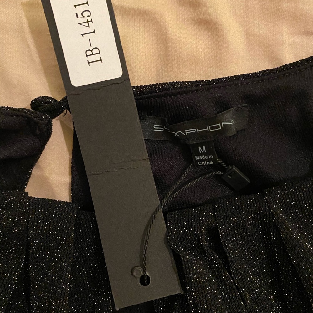 Black Glitter jumpsuit